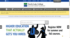 Desktop Screenshot of northlakecollege.edu